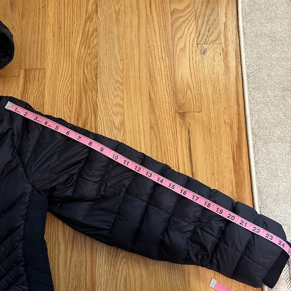 Abercrombie & Fitch Navy Blue Down Longline Puffer Jacket Sz XL - Picture 5 of 11